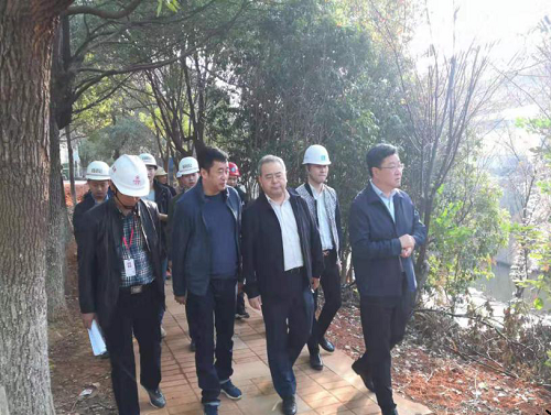 15723420715612440 资阳市委副秘书长罗剑云视察洪都大路构筑立面刷新项目