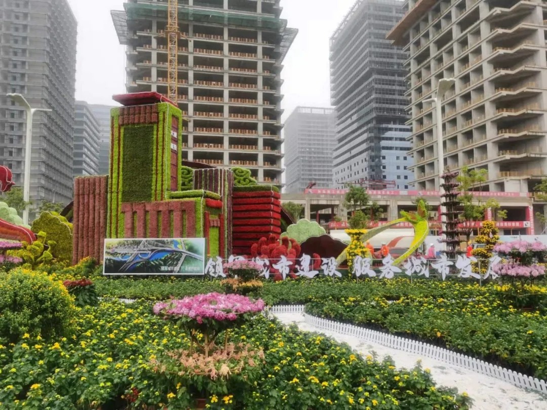 “领军城市建设，服务城市发展”资阳城投集团参展资阳市第三十三届菊花展